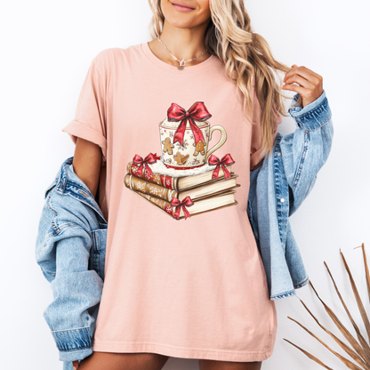 🍪📖 Gingerbread & Stories ✨ 100% Organic Cotton T-Shirt