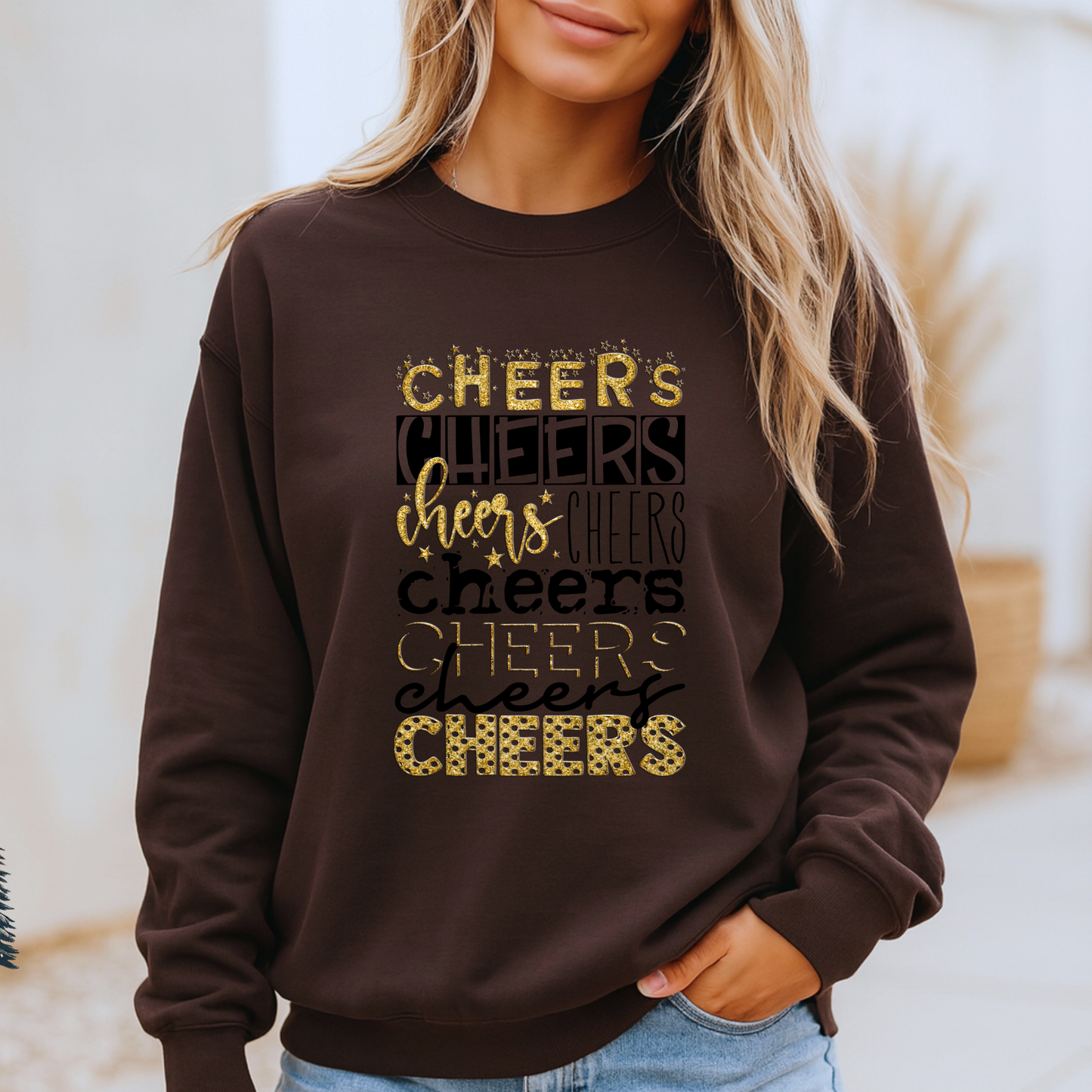 🍾✨ Cheers Celebration🎉 Organic Cotton Sweatshirt