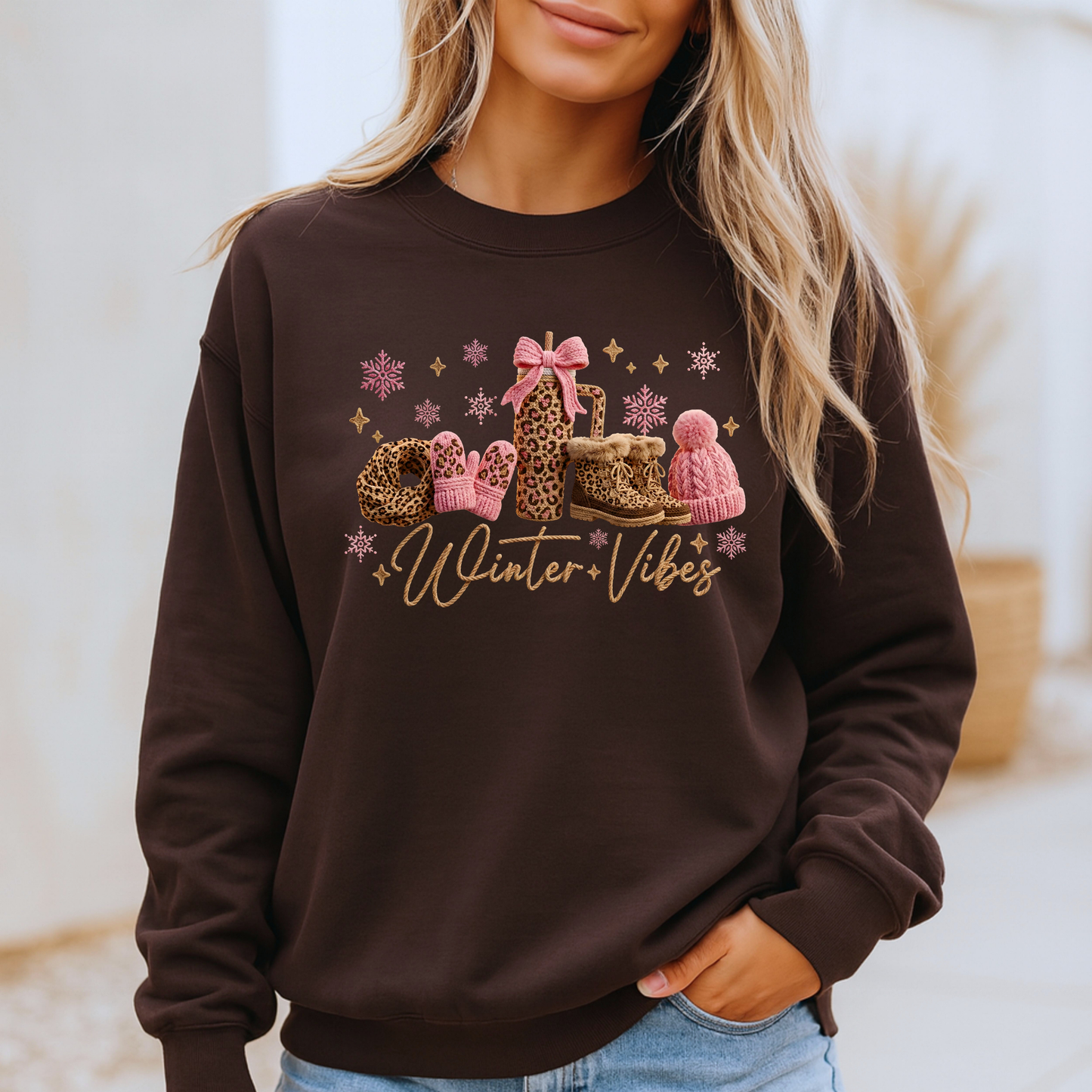 ❄️✨ Winter Vibes ✨❄️  Organic Cotton Sweatshirt