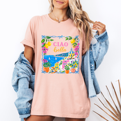 💙 Ciao Bella Seaside T-Shirt 🍋🌊