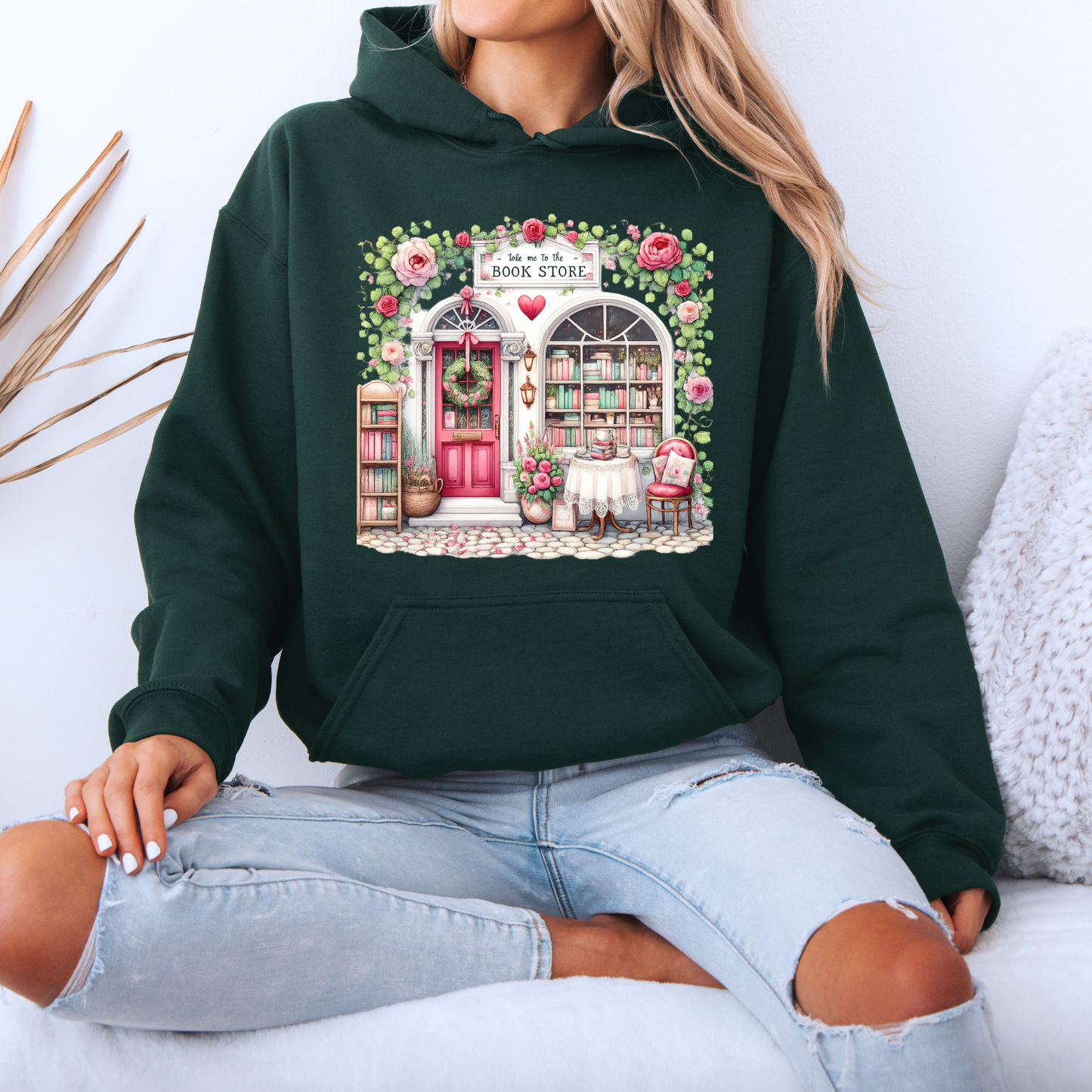 🏡📚 Welcome to the Bookstore
 Luxuriously Thick Hoodie✨