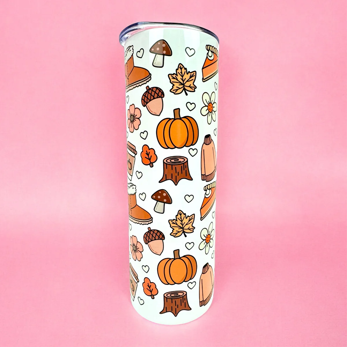 🍂 Cozy Autumn Vibes 20oz Tumbler 🎃☕