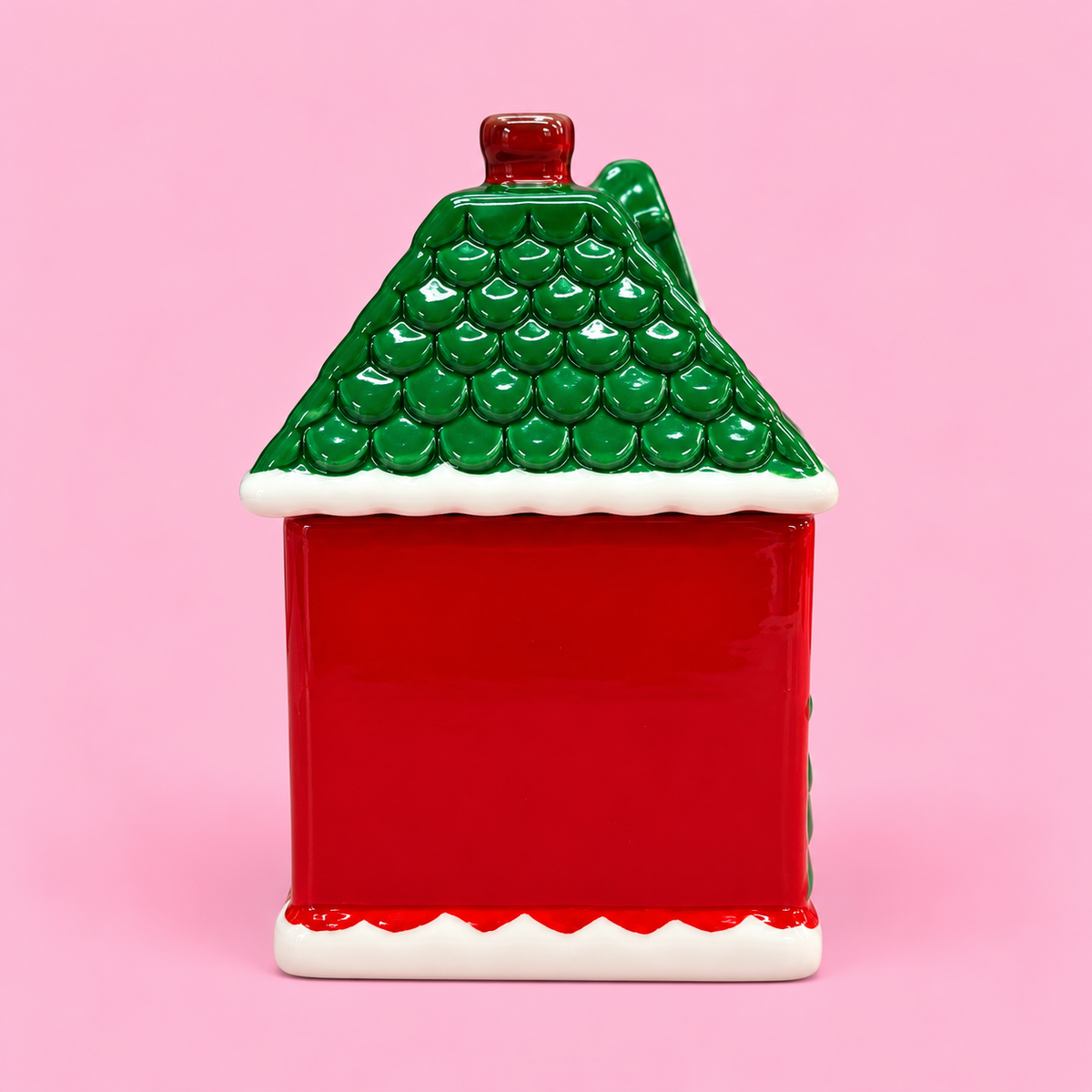 🎄🏠 Red Christmas House Ceramic Oil Burner ❤️✨