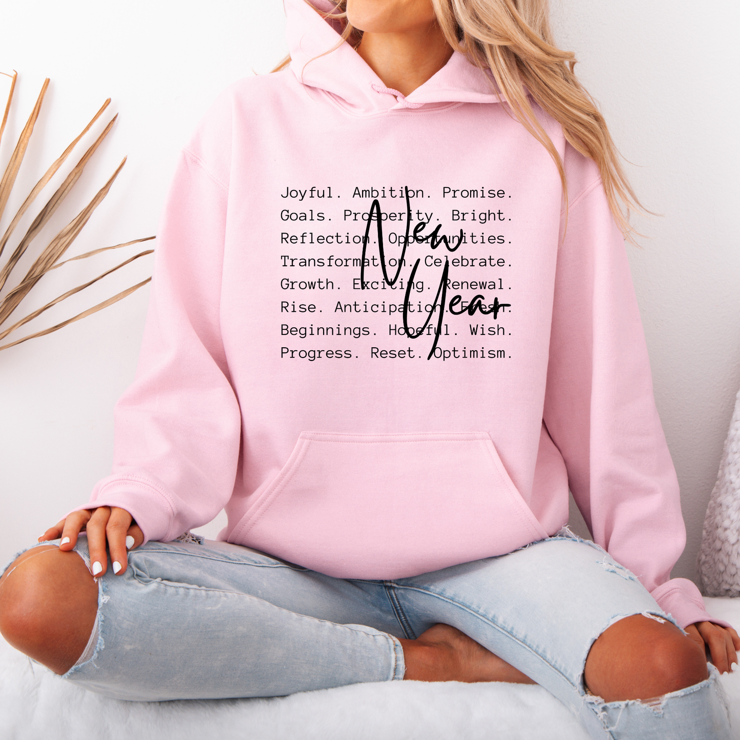 🌷 Positive Intentions New Year 
 Luxuriously Thick Hoodie✨