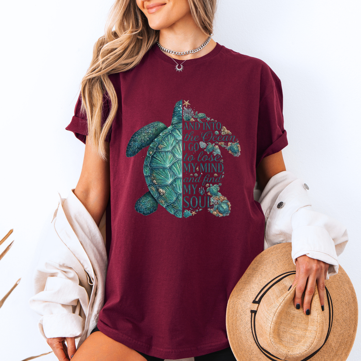 🐢🌊 Into The Ocean Sea Turtle t-shirt