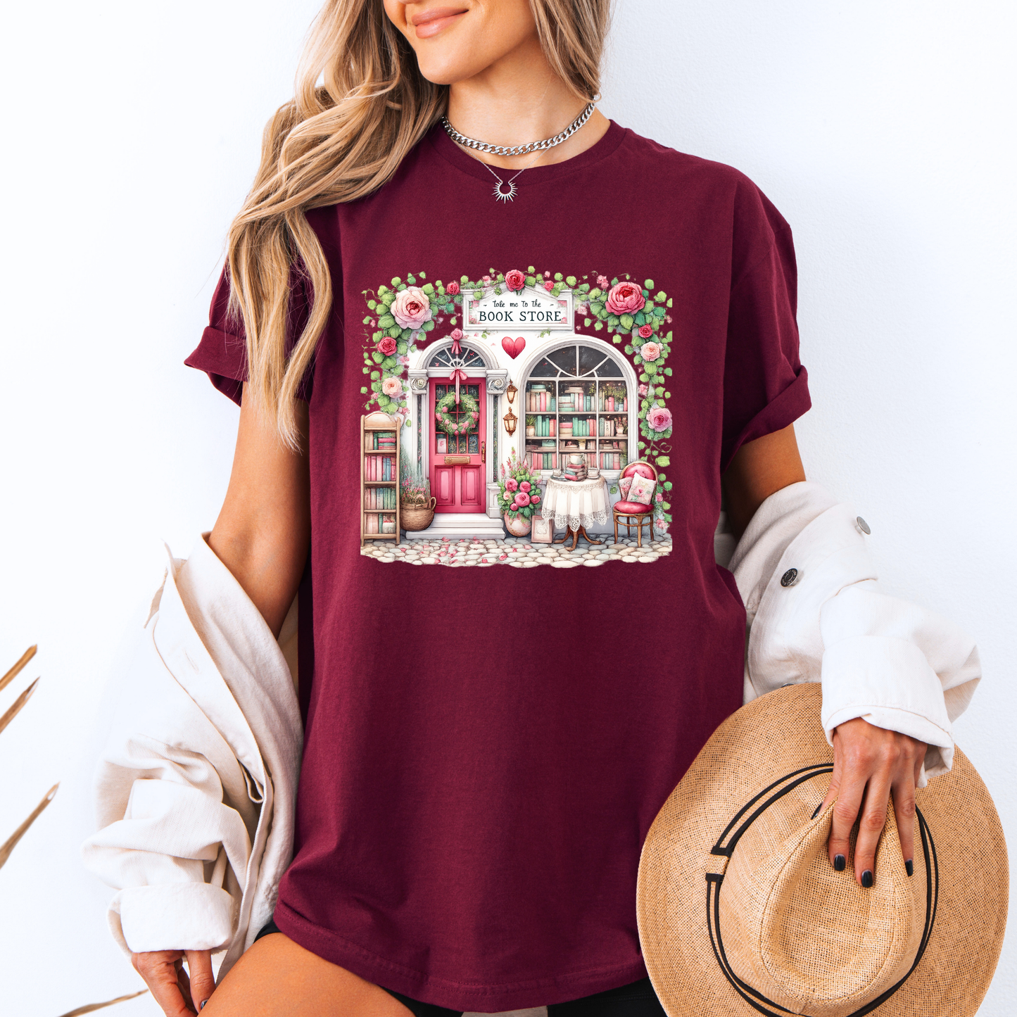 🏡📚 Welcome to the Bookstore
 100% Organic Cotton T-Shirt