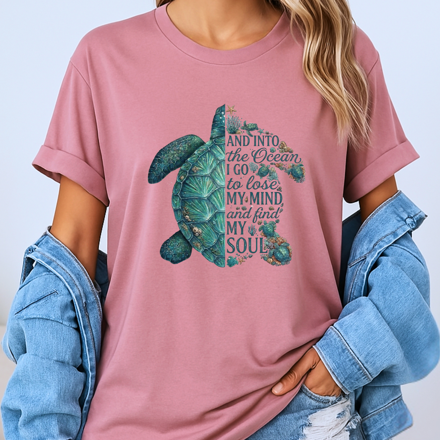 🐢🌊 Into The Ocean Sea Turtle t-shirt