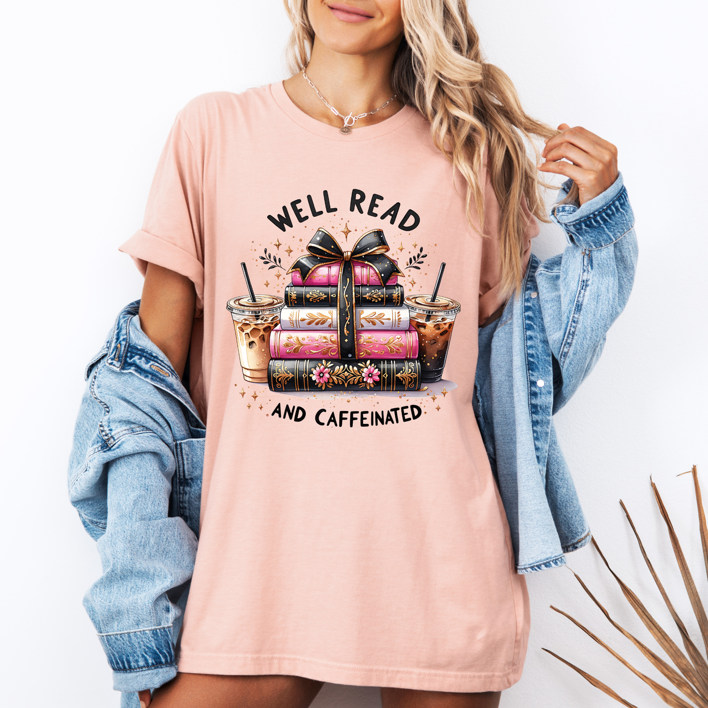 📚☕Well Read & Caffeinated t-shirt ✨