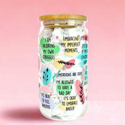 My Mental Breakdown Cup 16oz (455ml) Iced Coffee Glass Cup