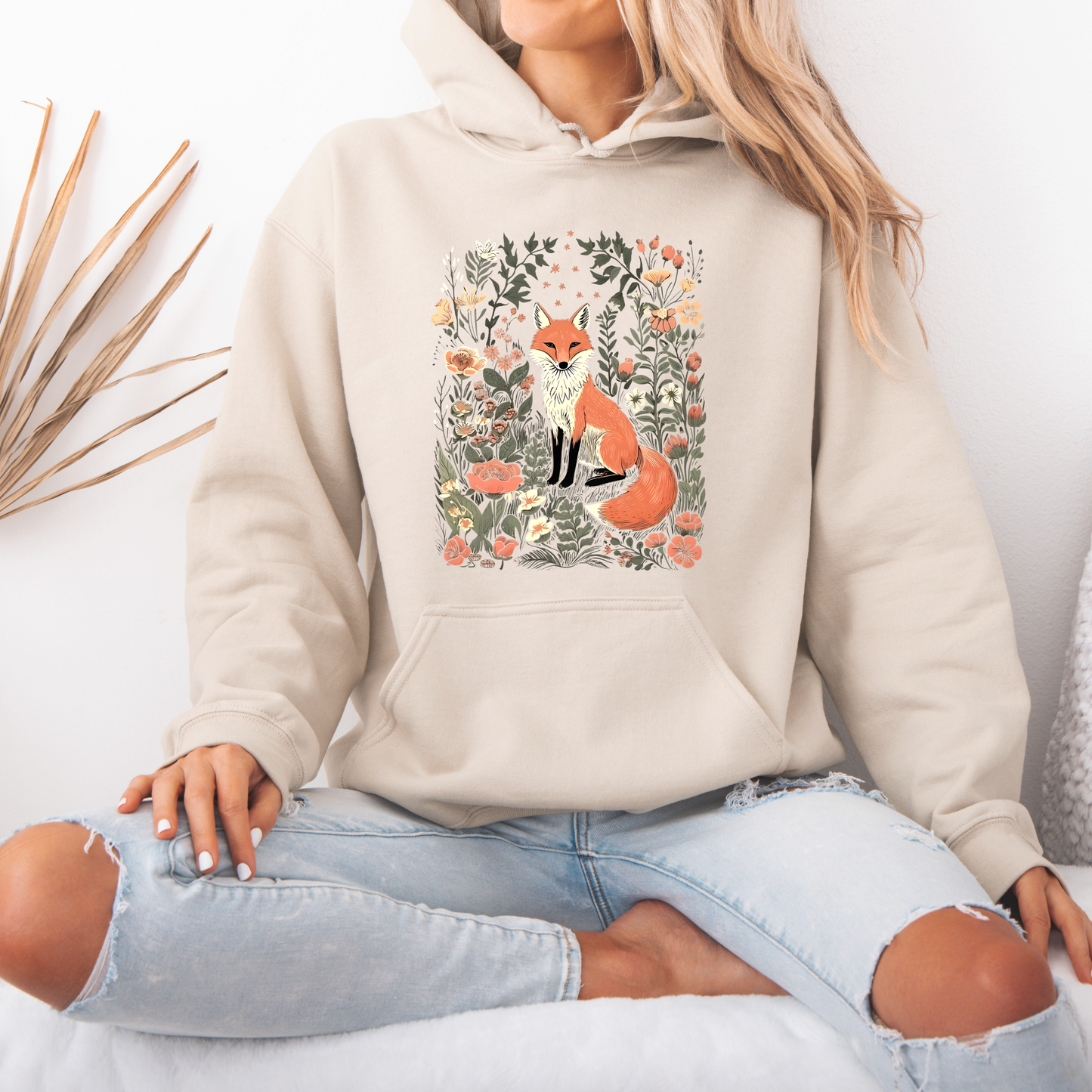 🦊🌼 Woodland Fox  Luxuriously Thick Hoodie✨