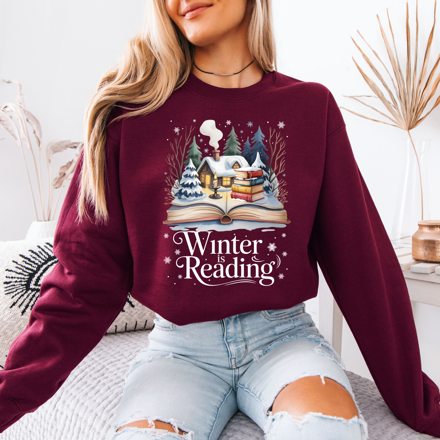 ❄️📖 Winter Is Reading✨ 🏡
Organic Cotton Sweatshirt