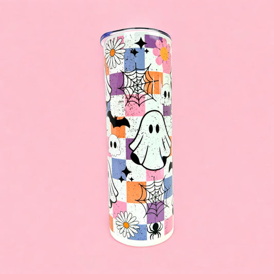 👻🌸 Spooky Cute Ghosts 20oz Tumbler 🎃✨
