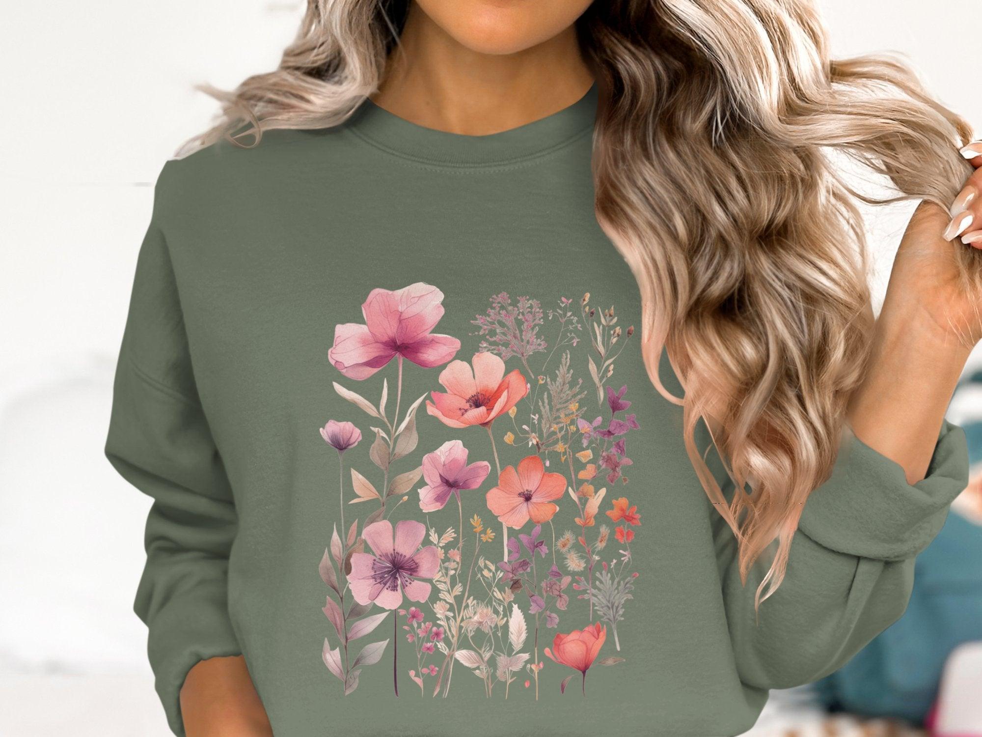 Floral Wildflowers Sweatshirt