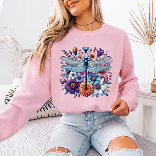 Dragonfly Garden Magic🦋🌺✨ 
 Sweatshirt ✨