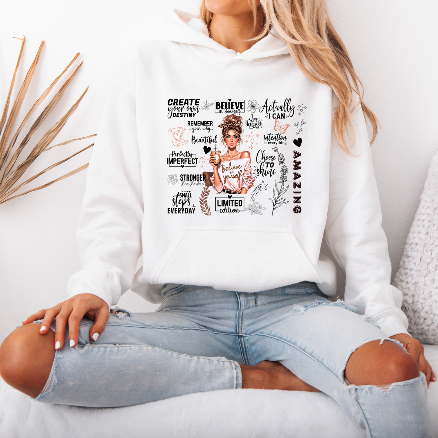 💖Believe in Yourself  Cozy Luxuriously Thick Hoodie✨☕️