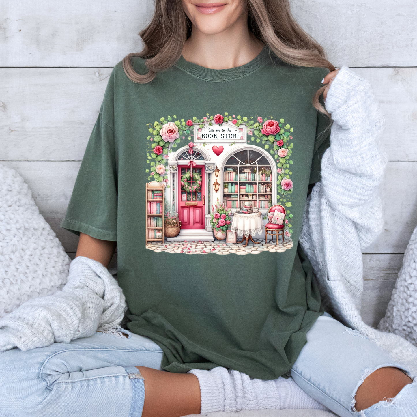 🏡📚 Welcome to the Bookstore
 100% Organic Cotton T-Shirt