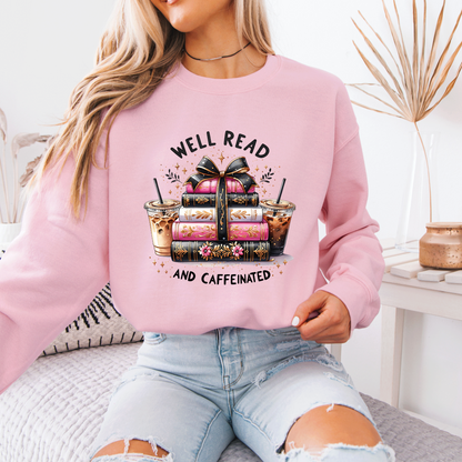 📚☕ Well Read & Caffeinated Sweatshirt ✨