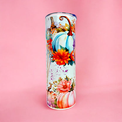 🍂 Flannels, Pumpkins & Bonfires – 20oz Tumbler 🎃✨