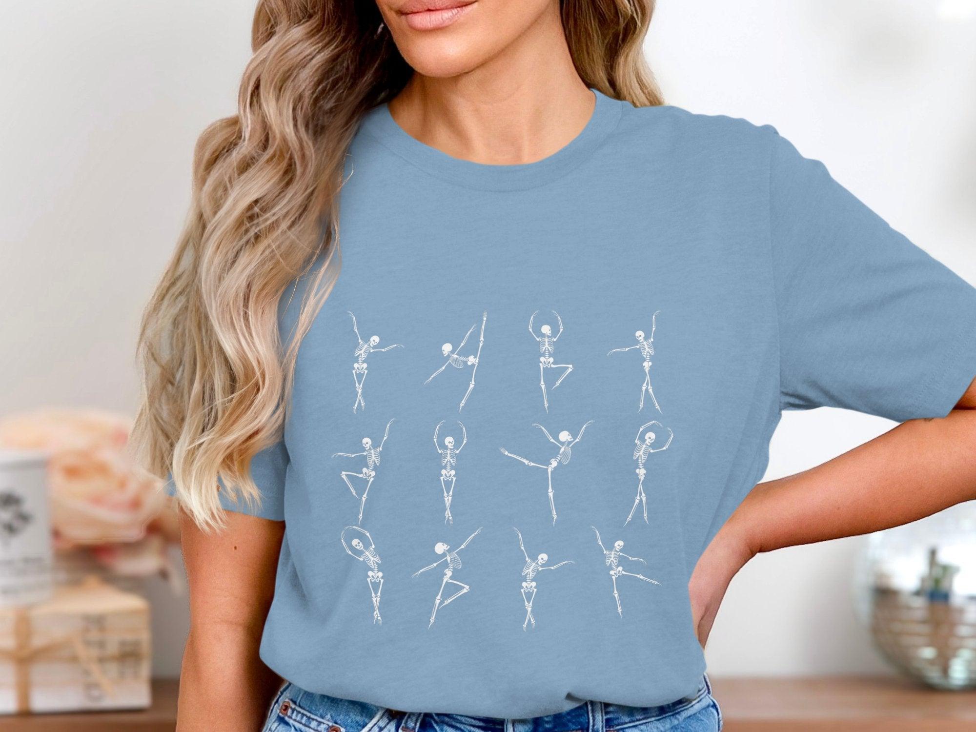 Dancing Skeleton 2 T-shirt 100% Organic Cotton