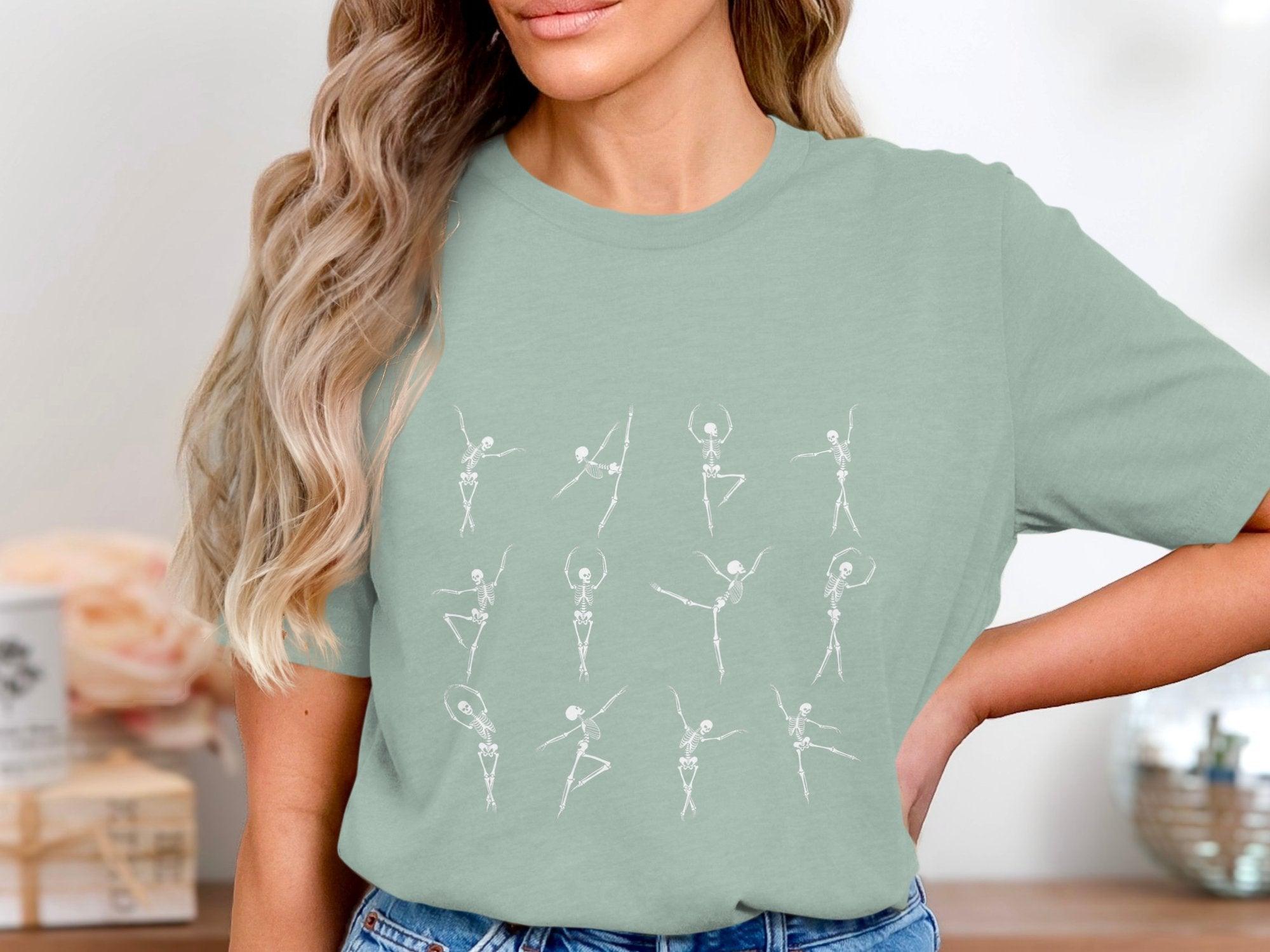 Dancing Skeleton 2 T-shirt 100% Organic Cotton