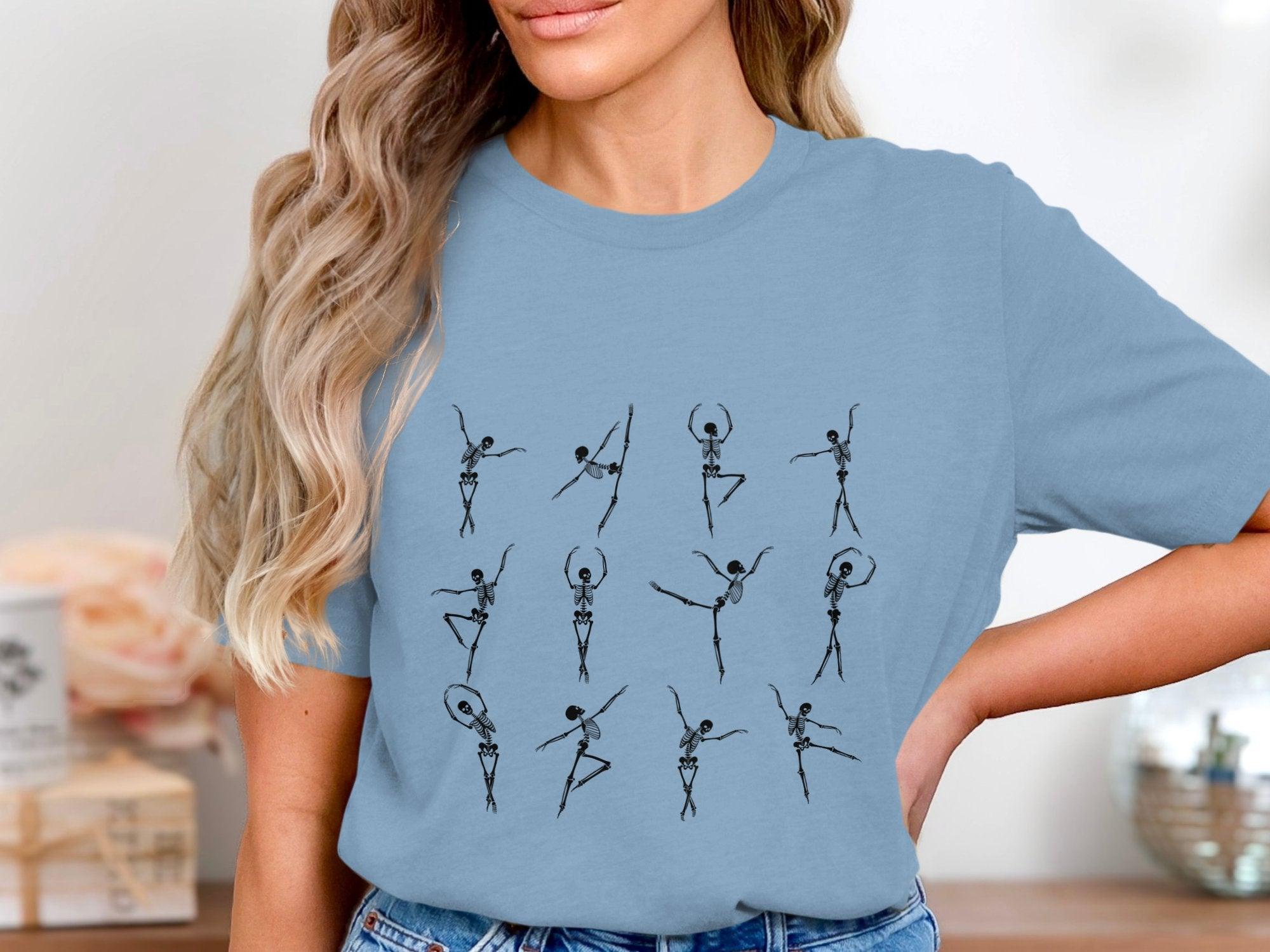 Dancing Skeleton 1 T-shirt 100% Organic Cotton