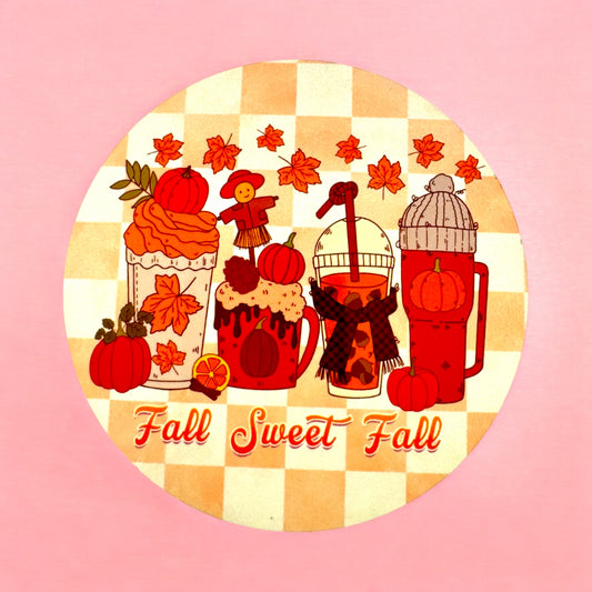 🍂 Fall Sweet Fall Coaster 🎃☕