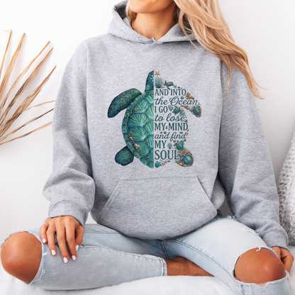 🐢🌊 Into The Ocean Sea Turtle Cozy Hoodie ✨