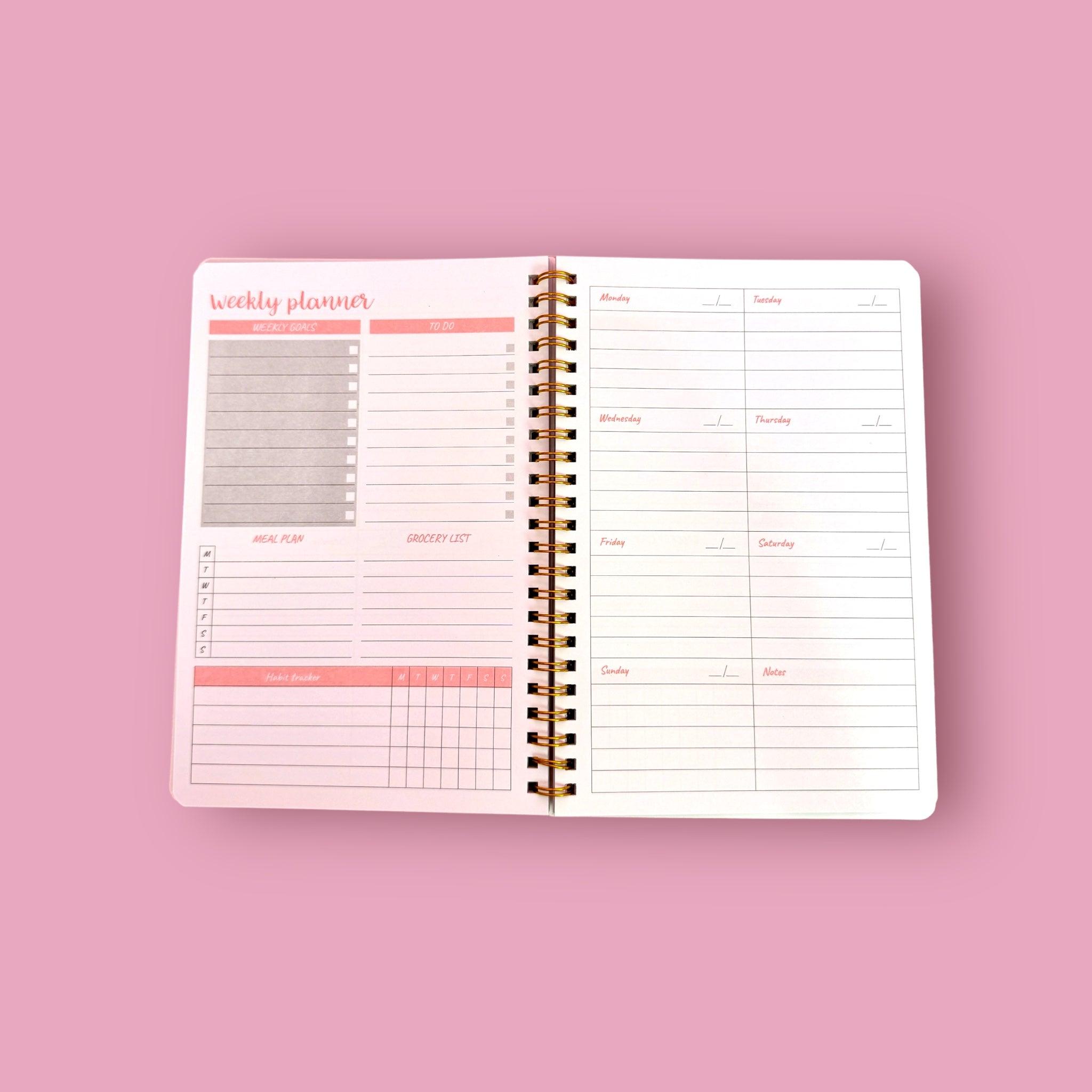 Weekly Undated Planner