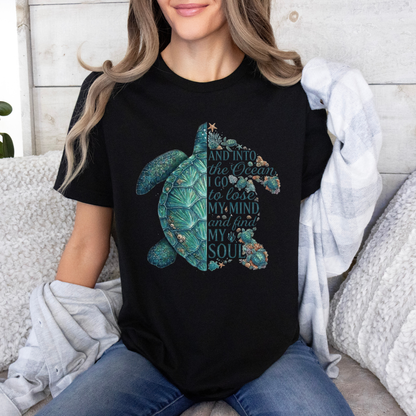 🐢🌊 Into The Ocean Sea Turtle t-shirt