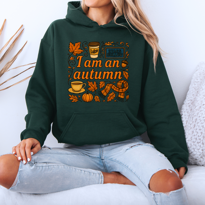 🎃 I Am an Autumn Girl | Warm & Cozy Fall Style 🍁☕ Luxuriously Thick Hoodie✨