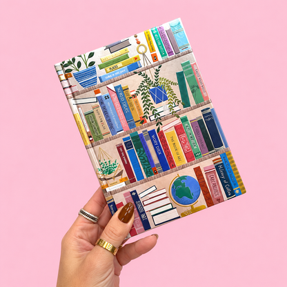 📚🌿 Georgia Breeze Bookshelves Foiled Journal✨