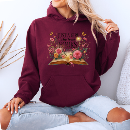✨📚 Just a Girl Who Loves Books 
 Luxuriously Thick Hoodie✨