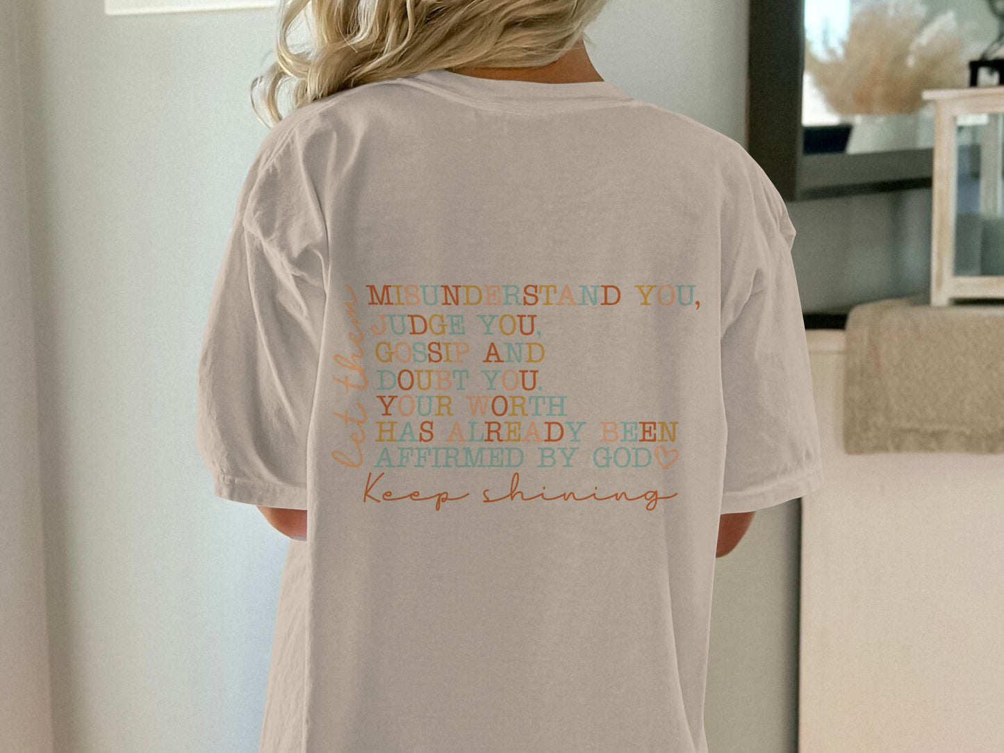 Keep Shining T-shirt 100% Organic Cotton