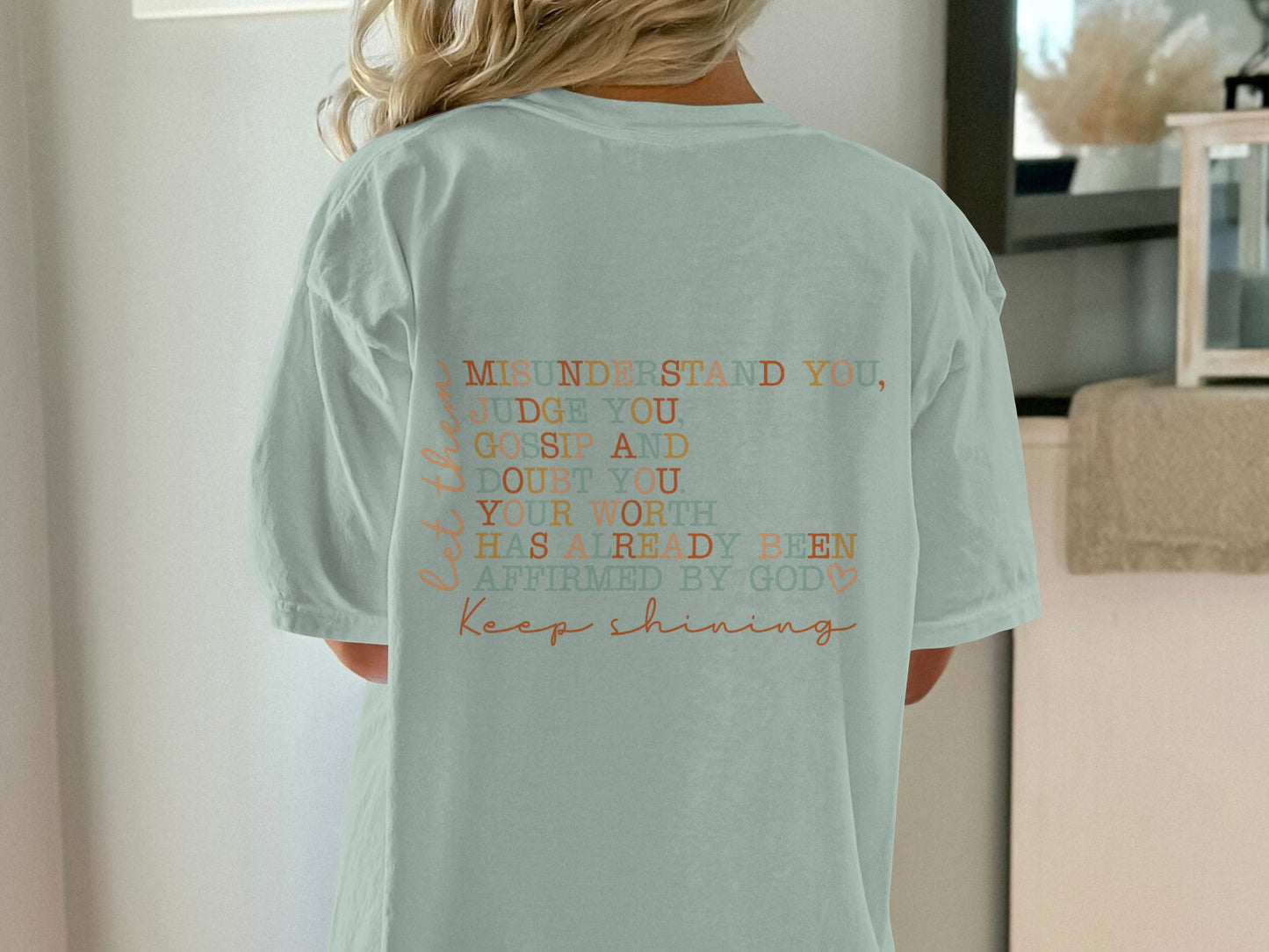 Keep Shining T-shirt 100% Organic Cotton