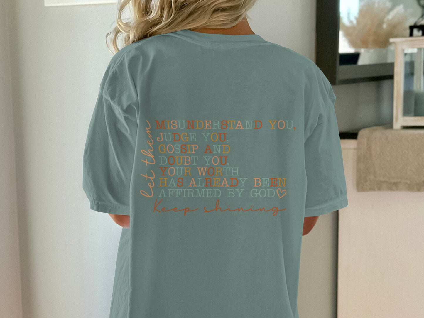 Keep Shining T-shirt 100% Organic Cotton