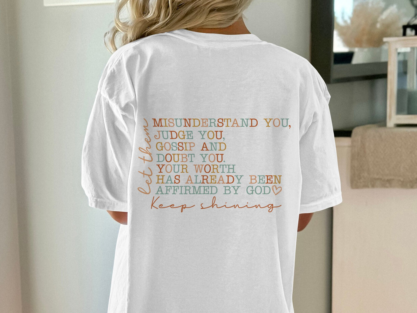 Keep Shining T-shirt 100% Organic Cotton