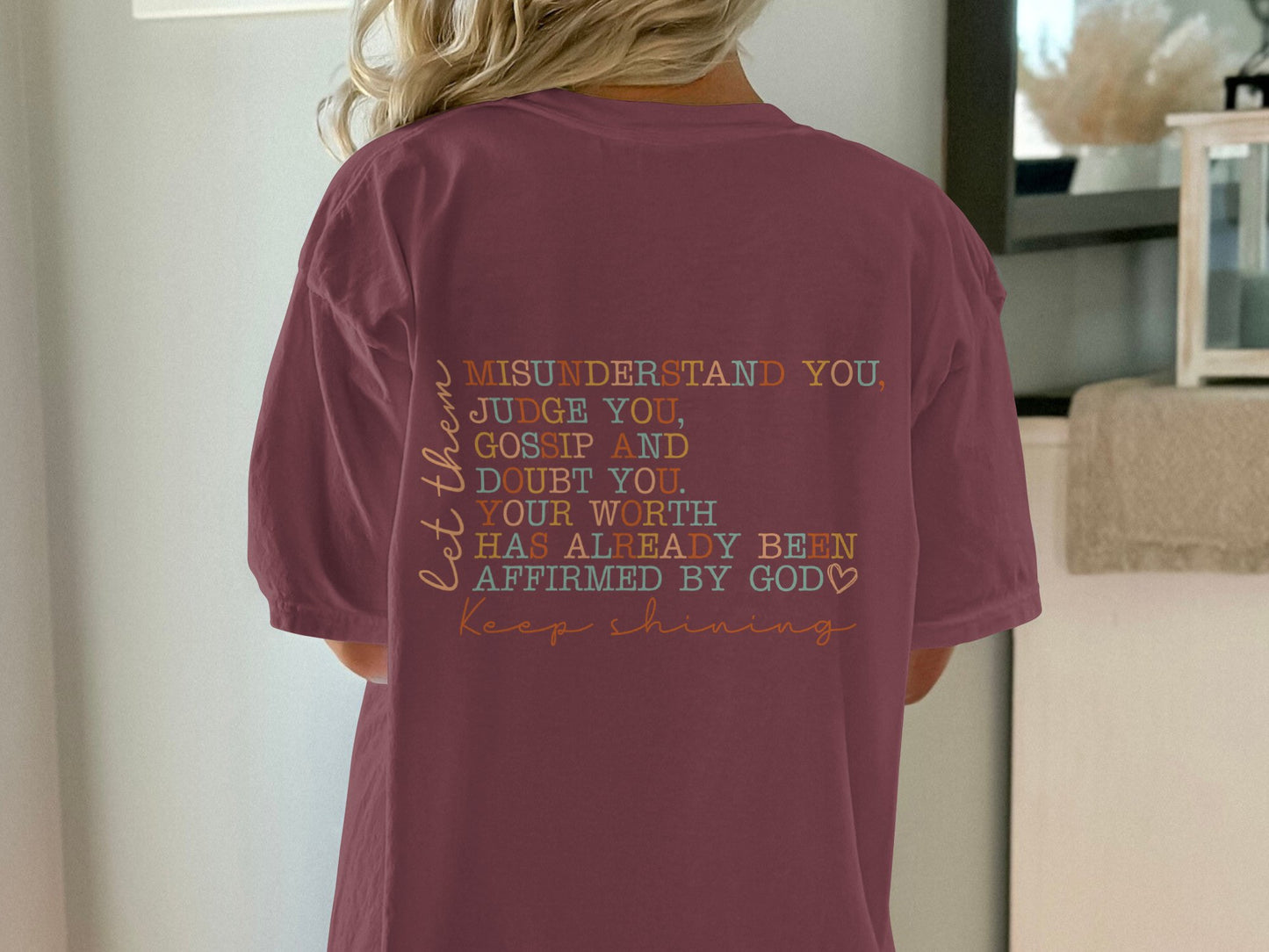Keep Shining T-shirt 100% Organic Cotton