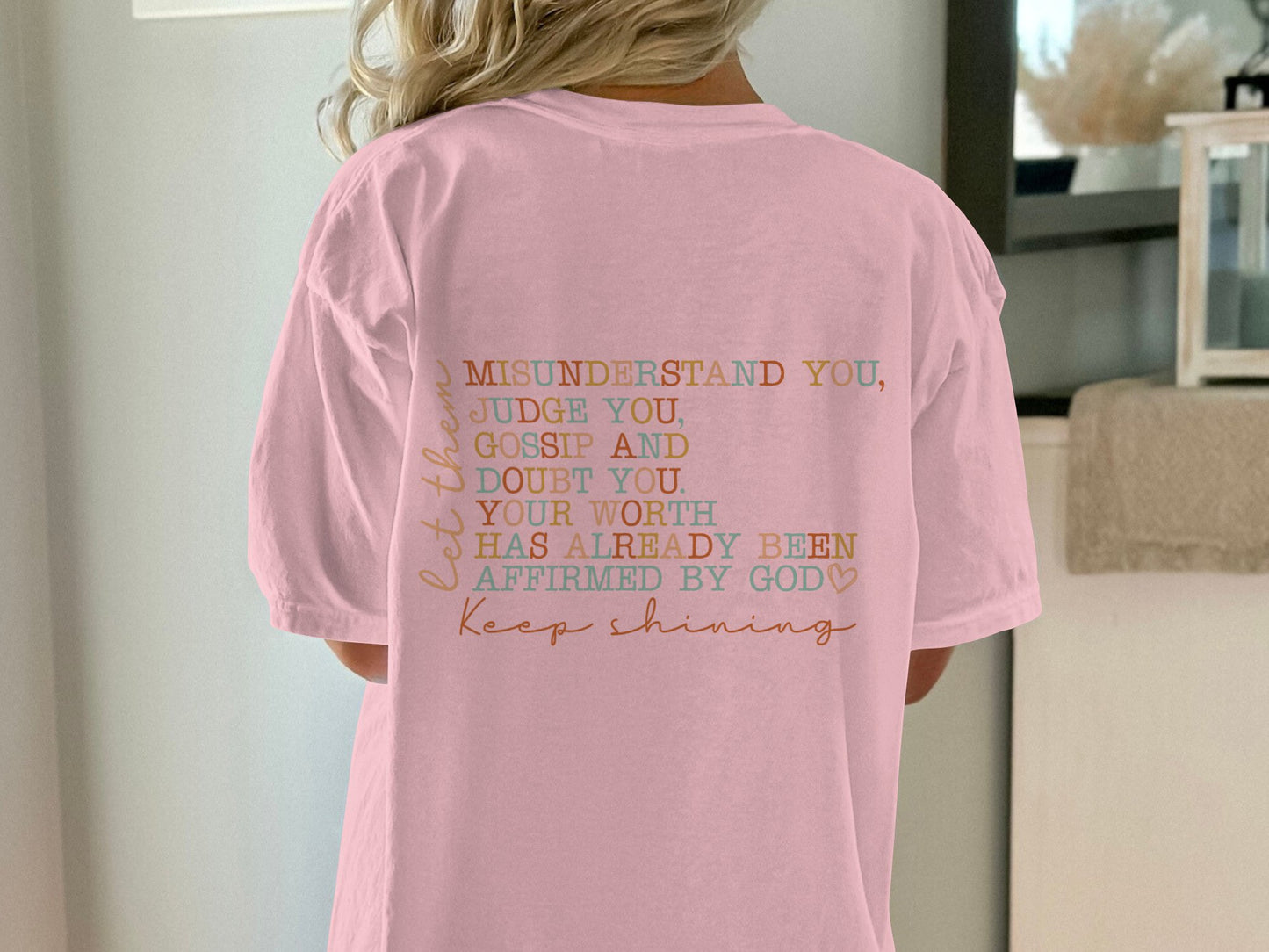 Keep Shining T-shirt 100% Organic Cotton