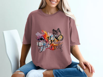 Be YourSelf T-shirt 100% Organic Cotton