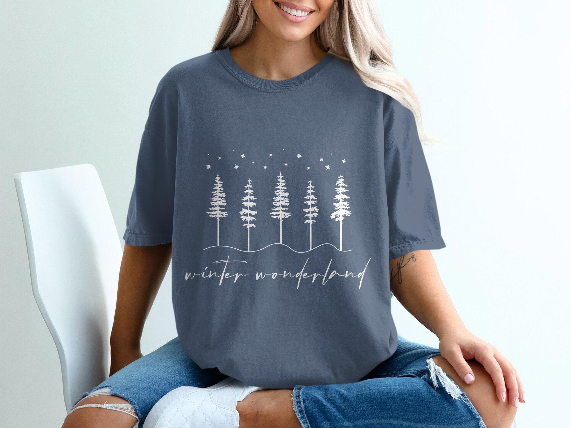 Winter Wonderland White-shirt 100% Organic Cotton