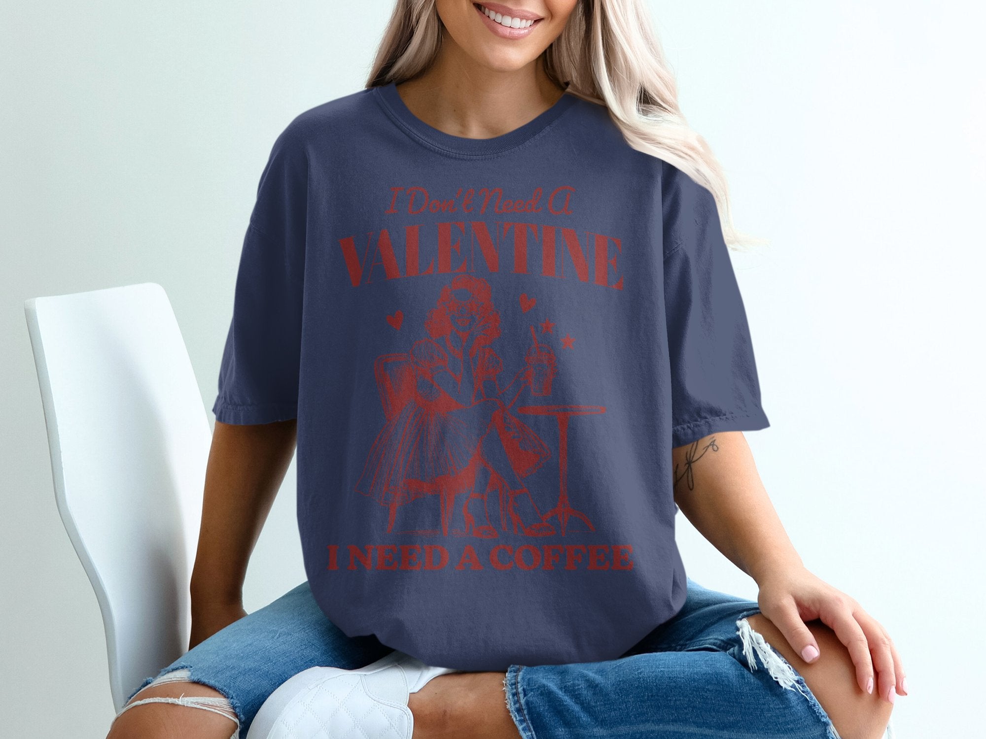 Coffee Over Cupid T-shirt 100% Organic Cotton