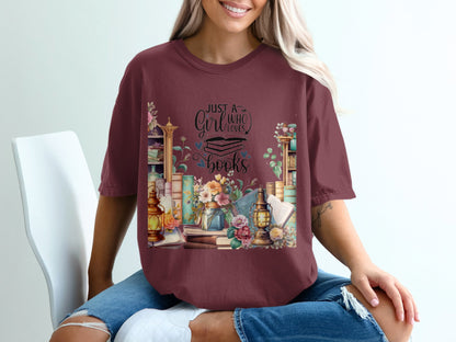 Library Dreams T-shirt 100% Organic Cotton