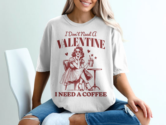 Coffee Over Cupid T-shirt 100% Organic Cotton