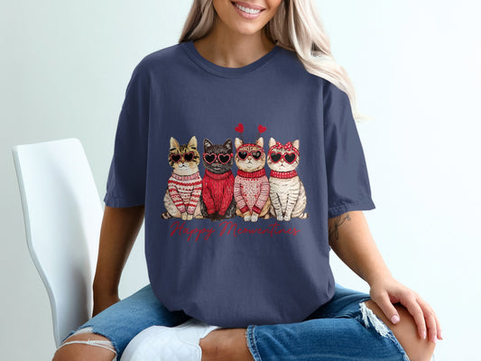 Purr-fect Meowentine 100% Organic Cotton