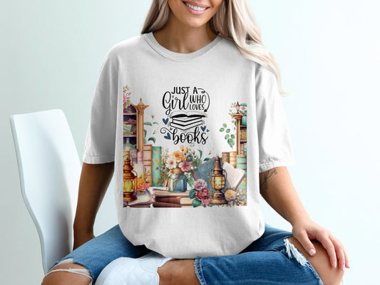 Library Dreams T-shirt 100% Organic Cotton