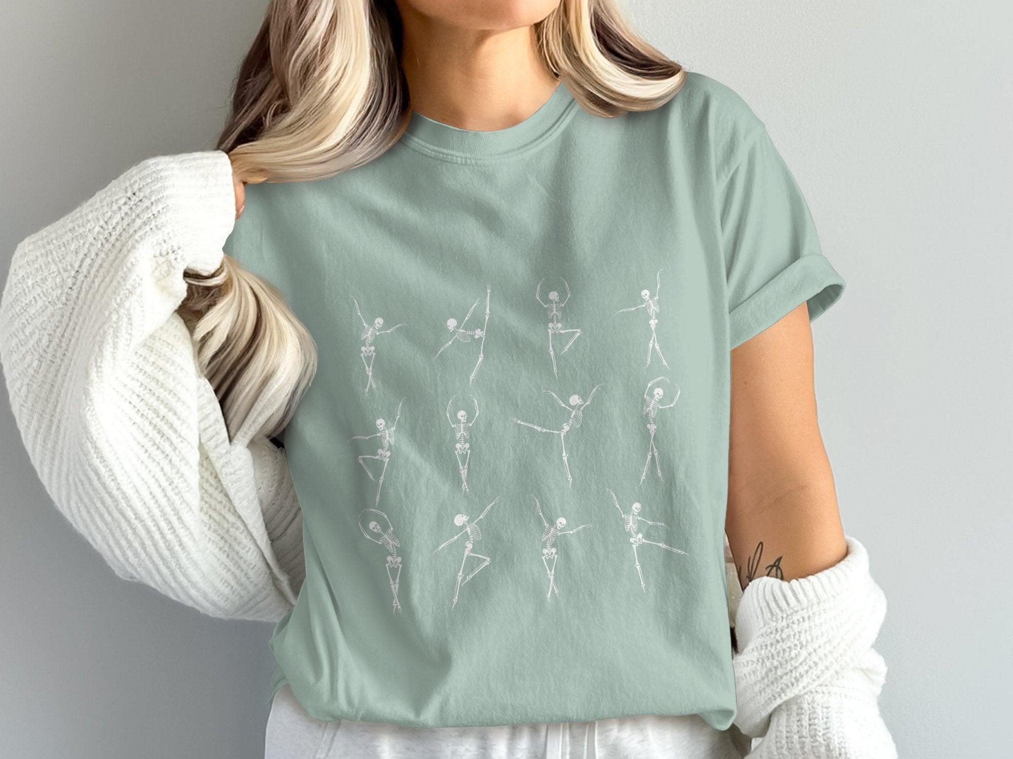 Dancing Skeleton 2 T-shirt 100% Organic Cotton