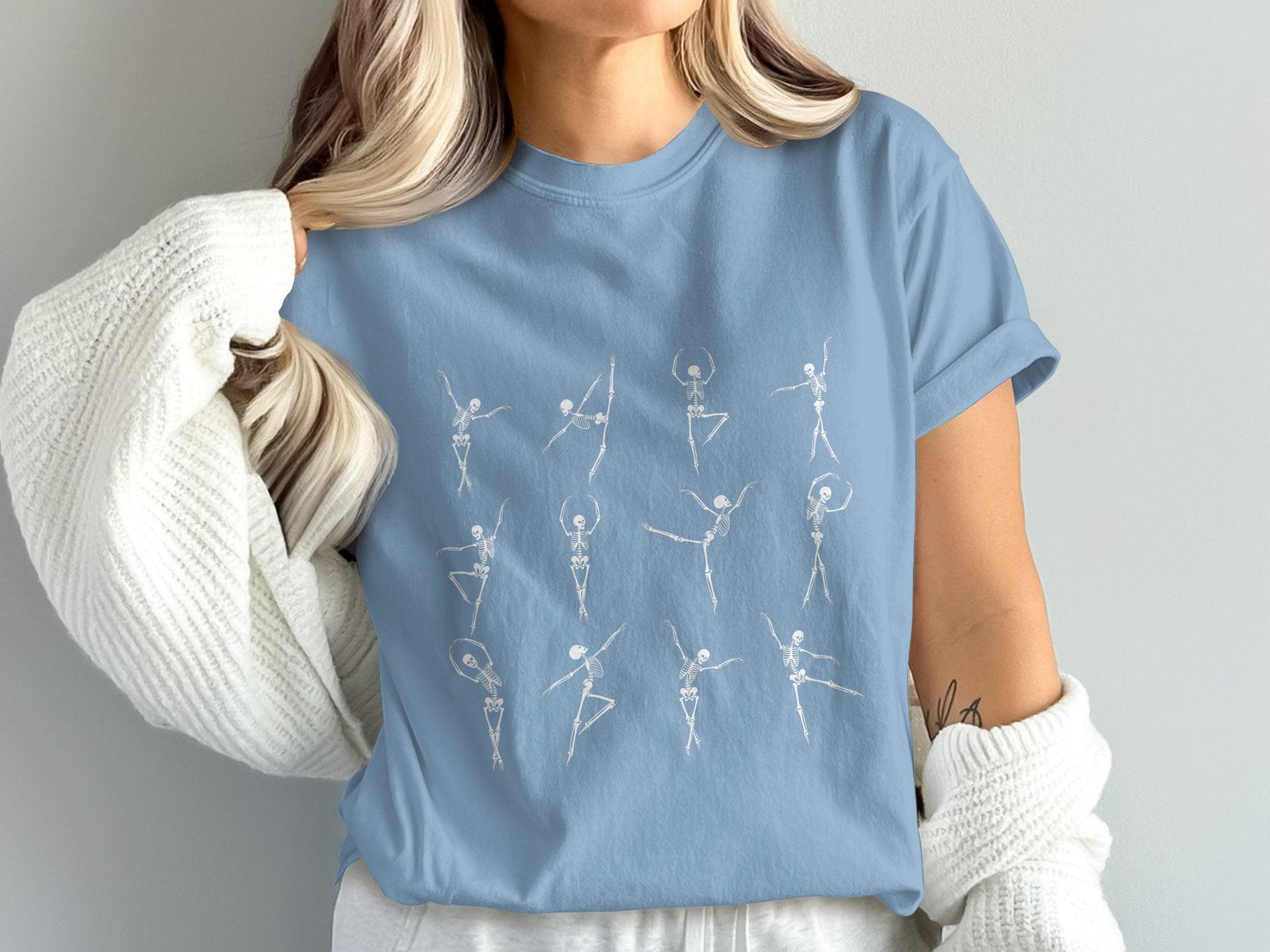 Dancing Skeleton 2 T-shirt 100% Organic Cotton