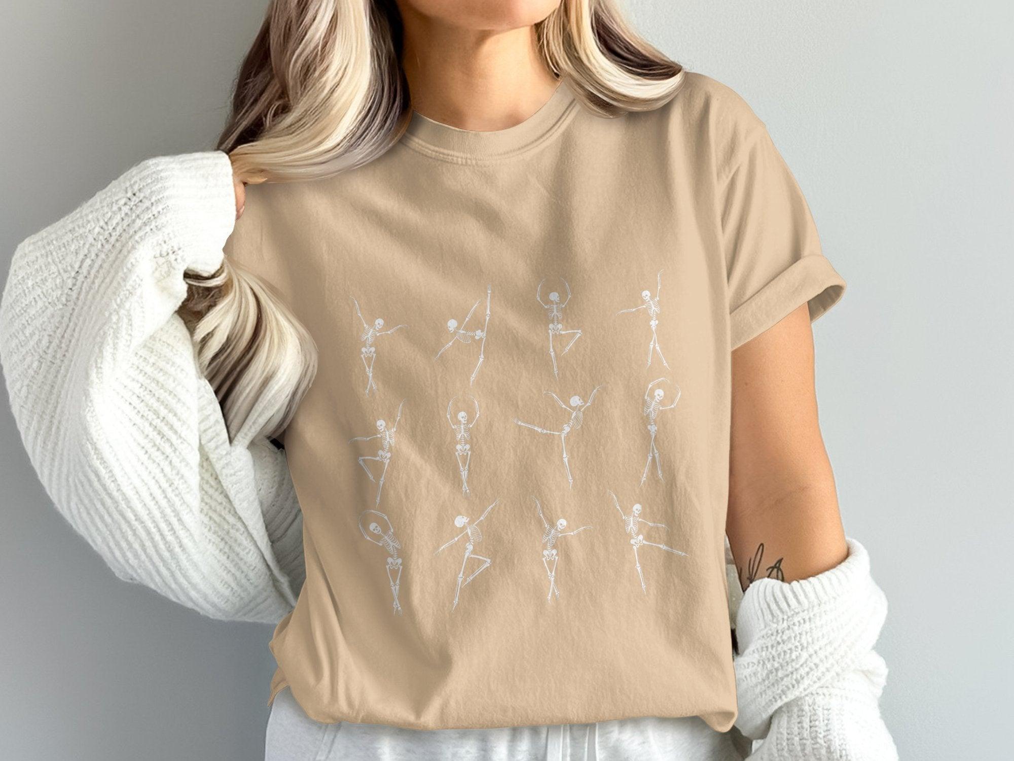 Dancing Skeleton 2 T-shirt 100% Organic Cotton