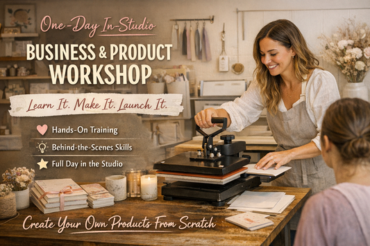 ✨ One-Day In-Studio Business & Product Workshop ✨