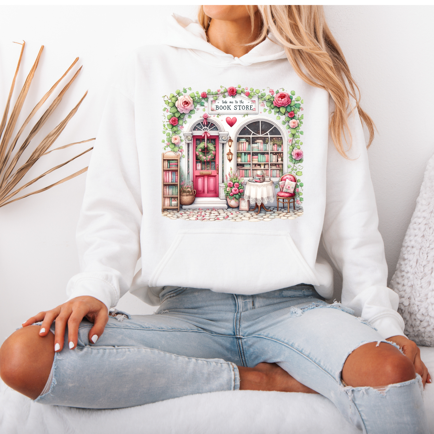 🏡📚 Welcome to the Bookstore
 Luxuriously Thick Hoodie✨